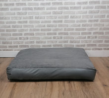 Load image into Gallery viewer, Luxury Dog Mattress Available In 2 Sizes-Grey Soft Touch Jumbo Cord Fabric