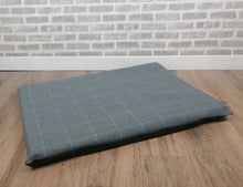 Load image into Gallery viewer, Grey Check Wool Feel Pet Mat 91cm x 66cm