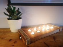 Load image into Gallery viewer, Rustic Tea Light Holder With Handles