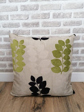 Load image into Gallery viewer, 4 X 22" (56cm) Covers With Cushions -Green, Purple & Cream Floral Fabric