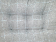Load image into Gallery viewer, Pet Mattress Pillow 91cm x 68cm-Grey Check Wool Feel Fabric
