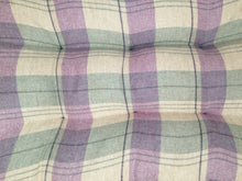 Load image into Gallery viewer, Pet Mattress Pillow 91cm x 68cm-Lilac Check Wool Feel Fabric