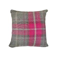 Load image into Gallery viewer, 18" Red Tartan Check Cushion Covers With Inserts -Set of 2, 4 or 6