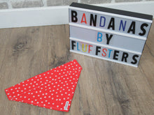 Load image into Gallery viewer, Red Stars Bandana