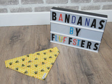 Load image into Gallery viewer, Bee Honeycomb Bandana
