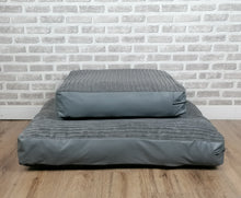 Load image into Gallery viewer, Luxury Dog Mattress Available In 2 Sizes-Grey Soft Touch Jumbo Cord Fabric
