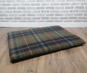 Multi Colour Check Wool Feel Pet Mat 91cm x 66cm