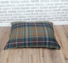 Load image into Gallery viewer, Multi Colour Check Wool Feel Pet Cushion 91cm x 66cm