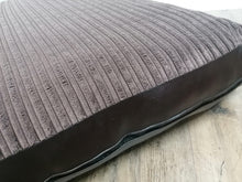 Load image into Gallery viewer, Luxury Dog Mattress Available In 2 Sizes-Brown Soft Touch Jumbo Cord Fabric