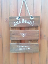 Load image into Gallery viewer, Rustic Jack Daniels Tennessee Honey Wooden Pub/ Bar Sign/ Plaque