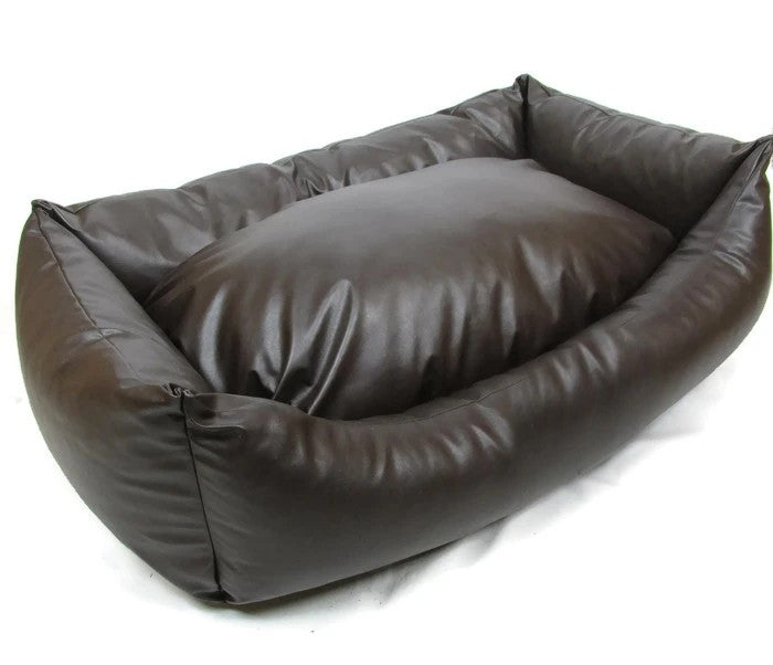 Pleather dog bed best sale