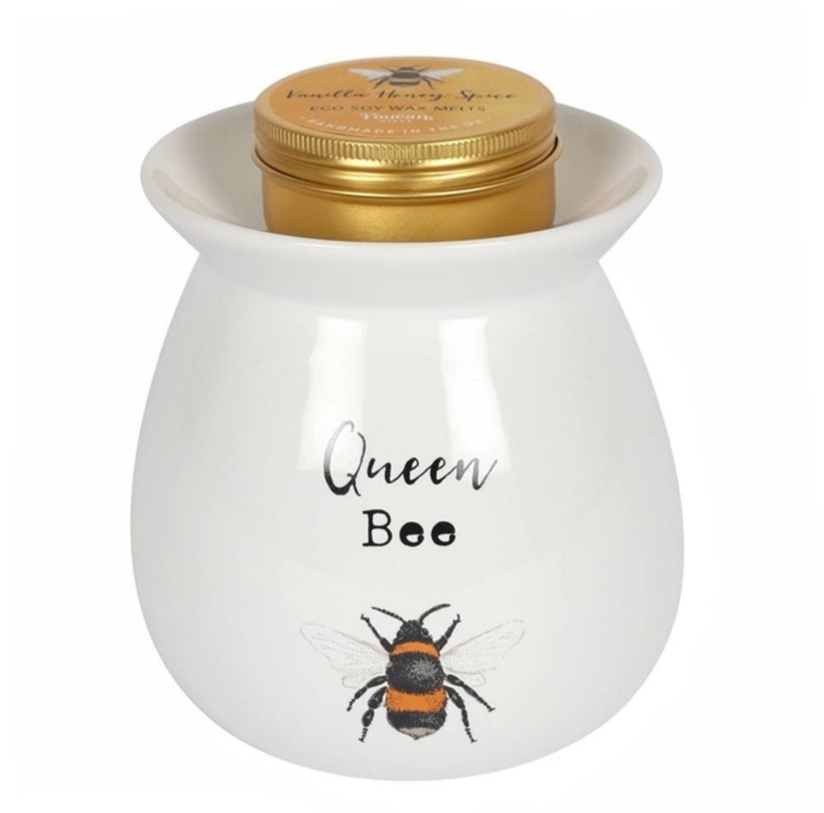 Queen Bee Wax Melt Burner With Melts