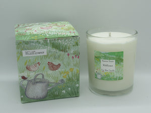 Wildflower Scented Candle With Presentation Box By Heaven Scent