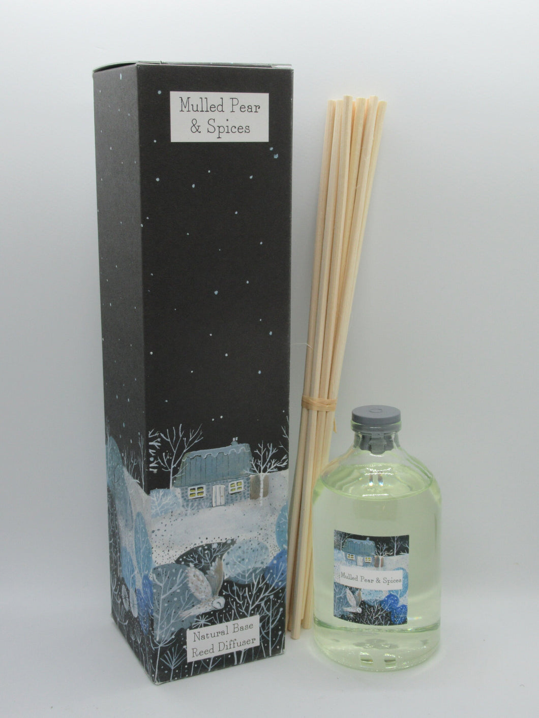 Mulled Pear & Spices Scent Fragranced Reed Diffuser By Heaven Scent