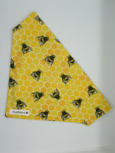 Load image into Gallery viewer, Bee Honeycomb Bandana